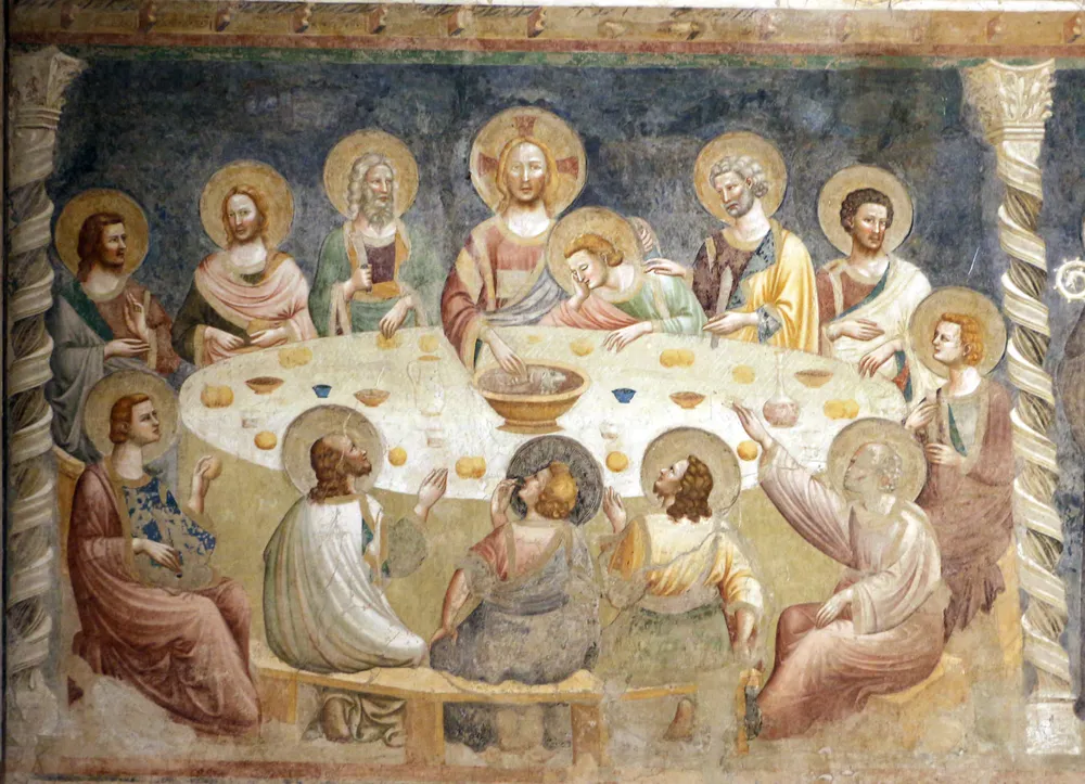 L'Ultima cena, affresco dell'Abbazia di Pomposa