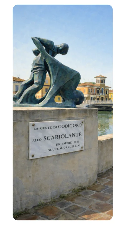 Card artistica: Monumento allo Scariolante