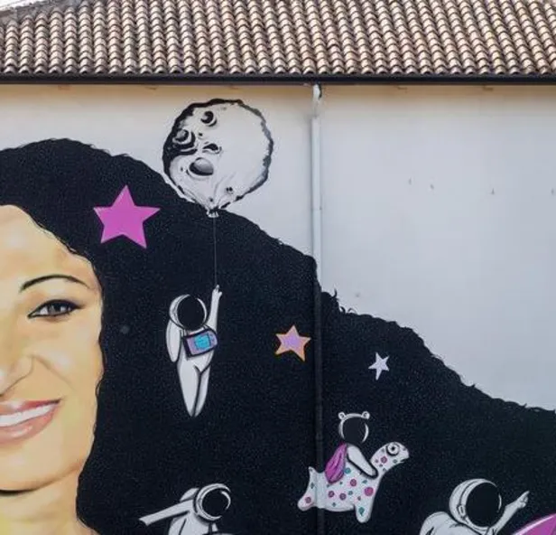 Murales dedicato a Ishrak Amine